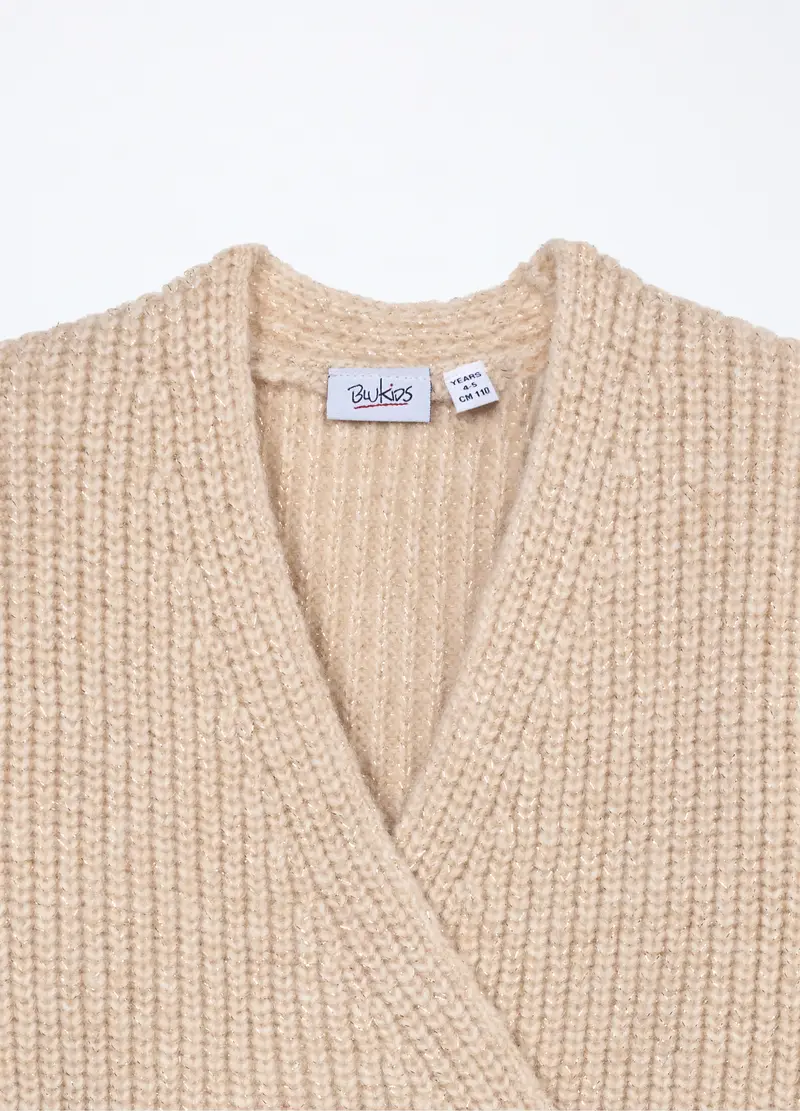 Blukids Cardigan Bambina Beige 4252933 miniatura 3