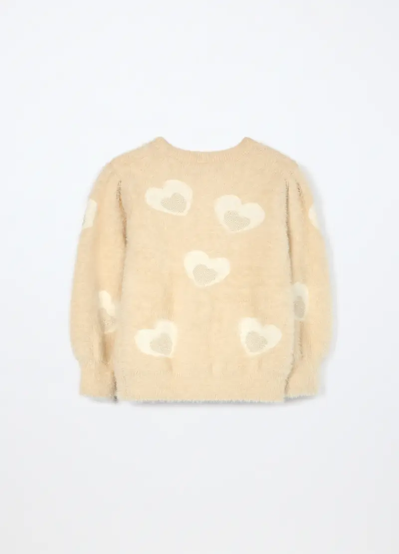 Blukids Cardigan Bambina Beige 4350105 miniatura 2