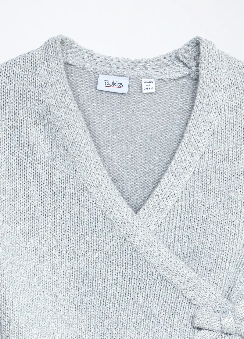 Blukids Cardigan Bambina Grigio 1293789 miniatura 2