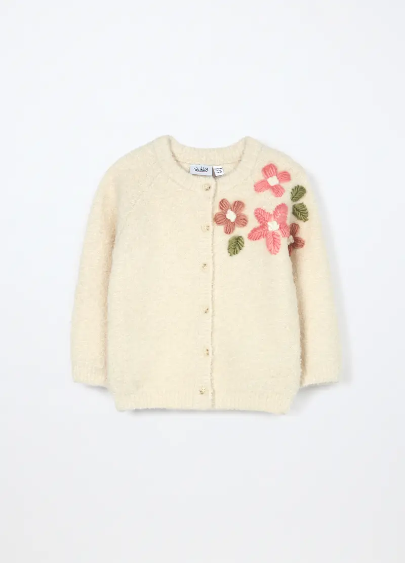 Blukids Cardigan Bambina Bianco 2762802
