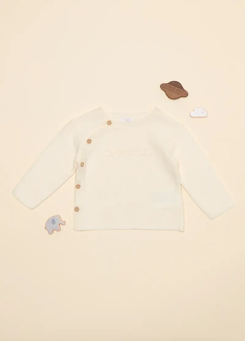 Blukids Cardigan Neonato Bianco 3005700