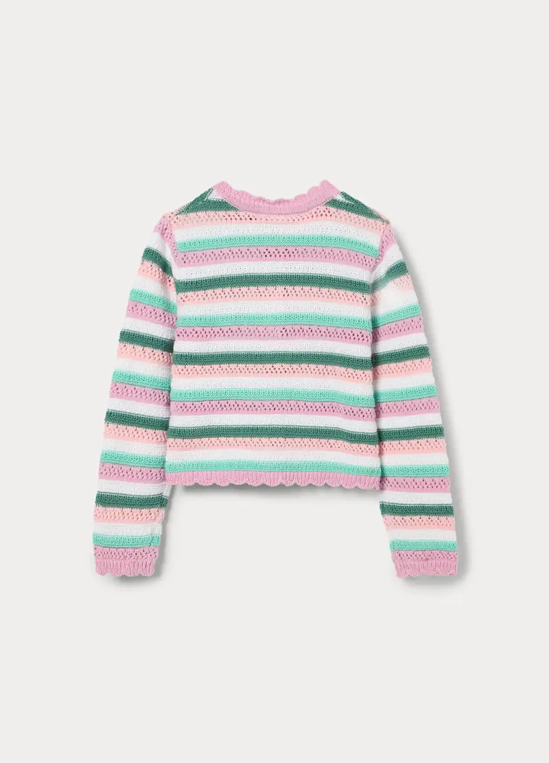 Blukids Cardigan Bambina Bianco 4221072 miniatura 2