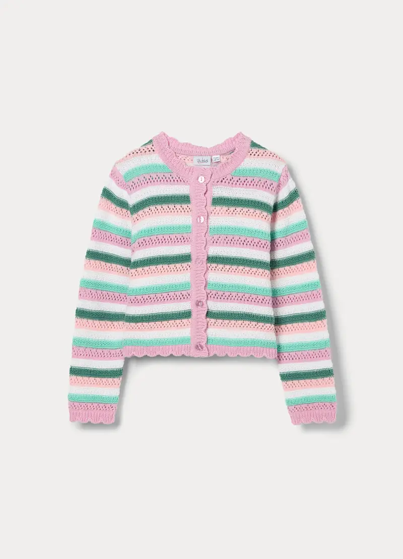 Blukids Cardigan Bambina Bianco 4221072