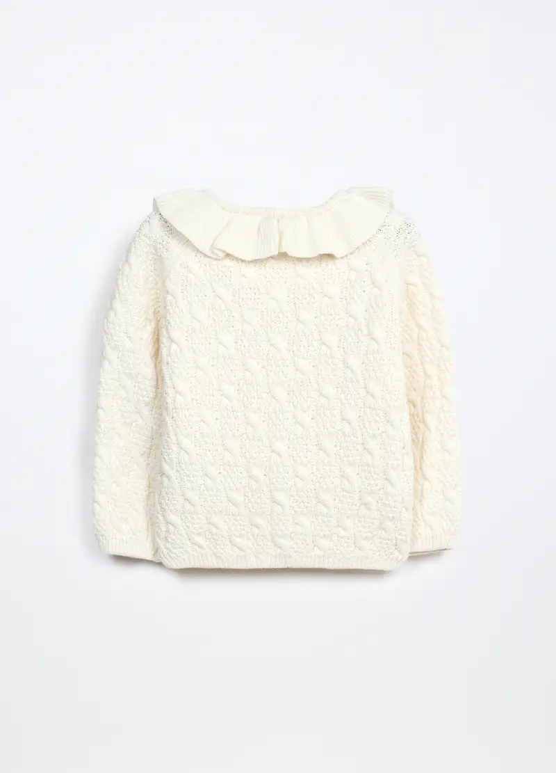 Blukids Cardigan Bambina Bianco 4288668 miniatura 3