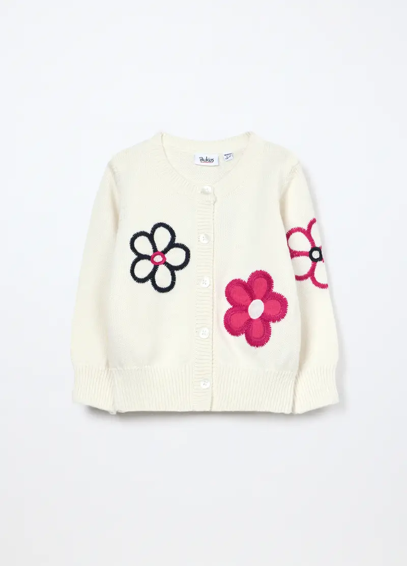 Blukids Cardigan Bambina Bianco 2309539