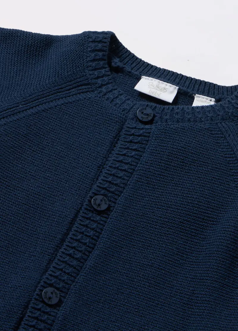 Blukids Cardigan Neonato Blu 3106195 miniatura 2
