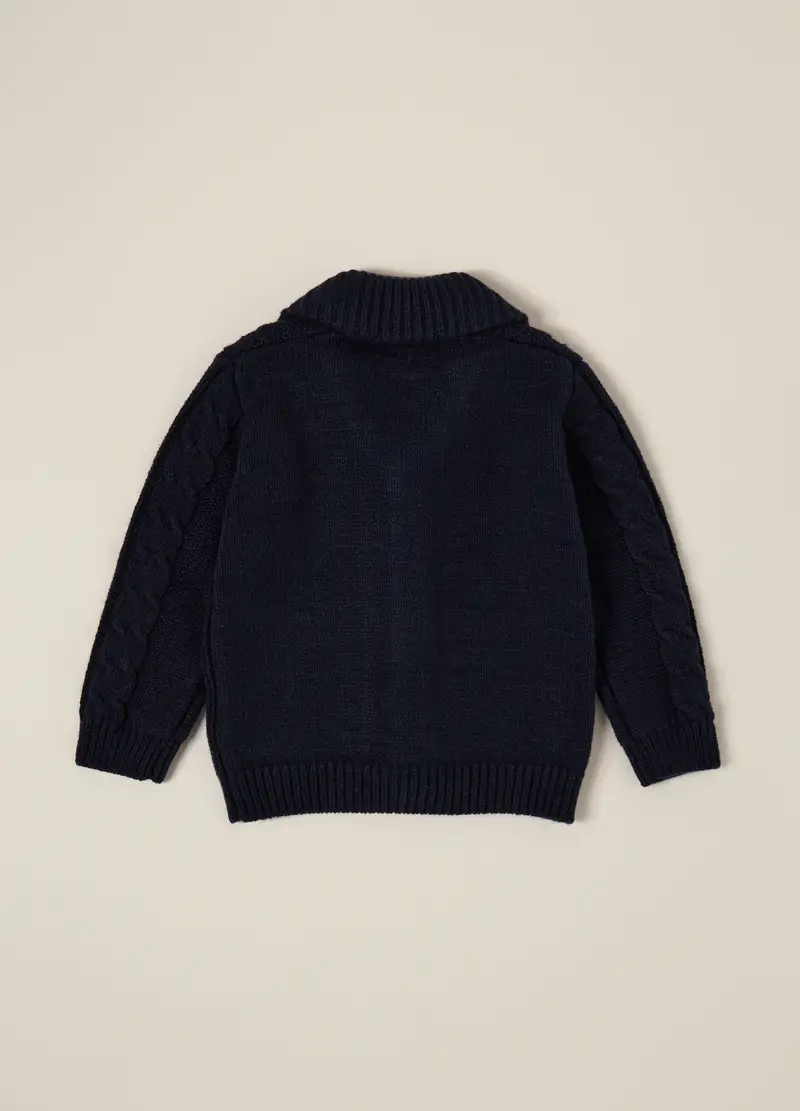 Blukids Cardigan Neonato Blu 3106117 miniatura 2