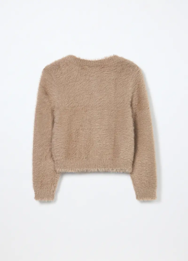 Blukids Cardigan Bambina Beige 4251690 miniatura 2