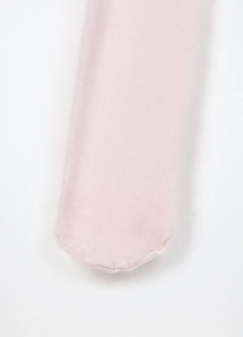 , Collant In Tessuto Stretch Made In Italy, Bambina, Rosa pastello miniatura 2