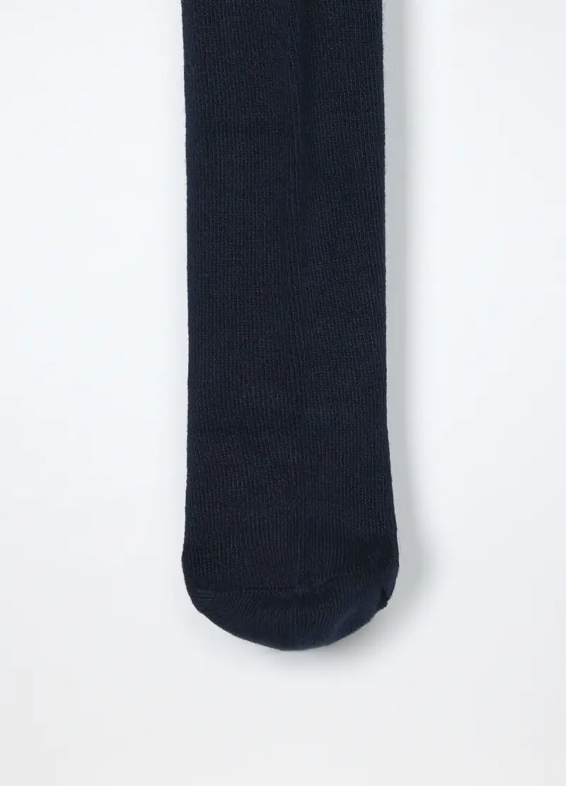 Collant In Viscosa Di Bamboo Stretch Neonata, Blu scuro miniatura 2