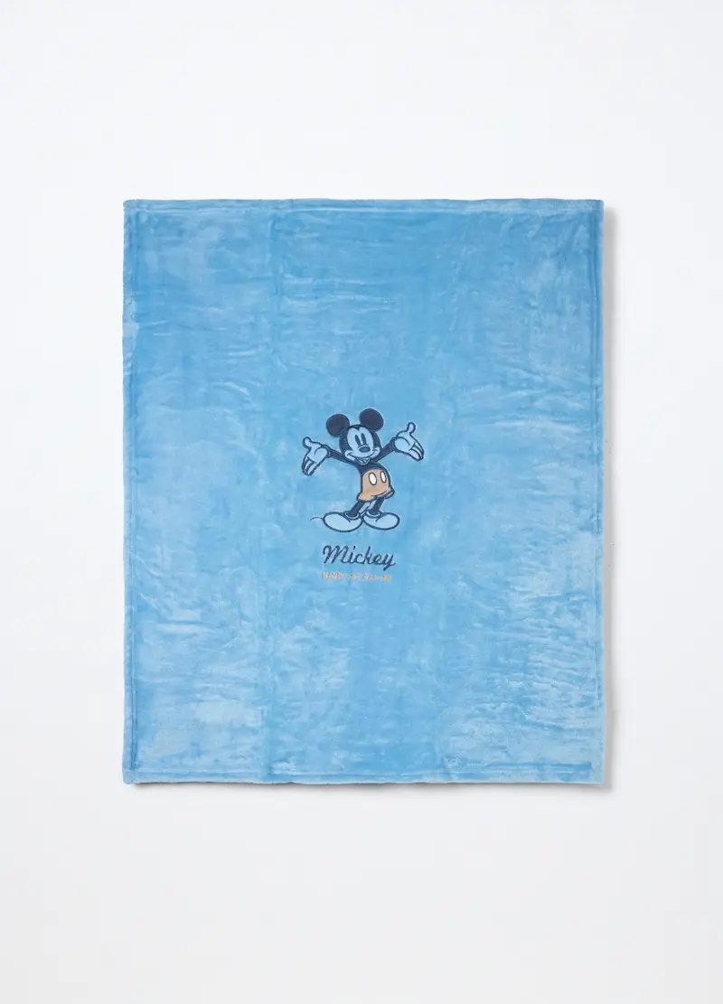 Coperta In Coral Fleece Neonato, Azzurro cielo, .U miniatura 2