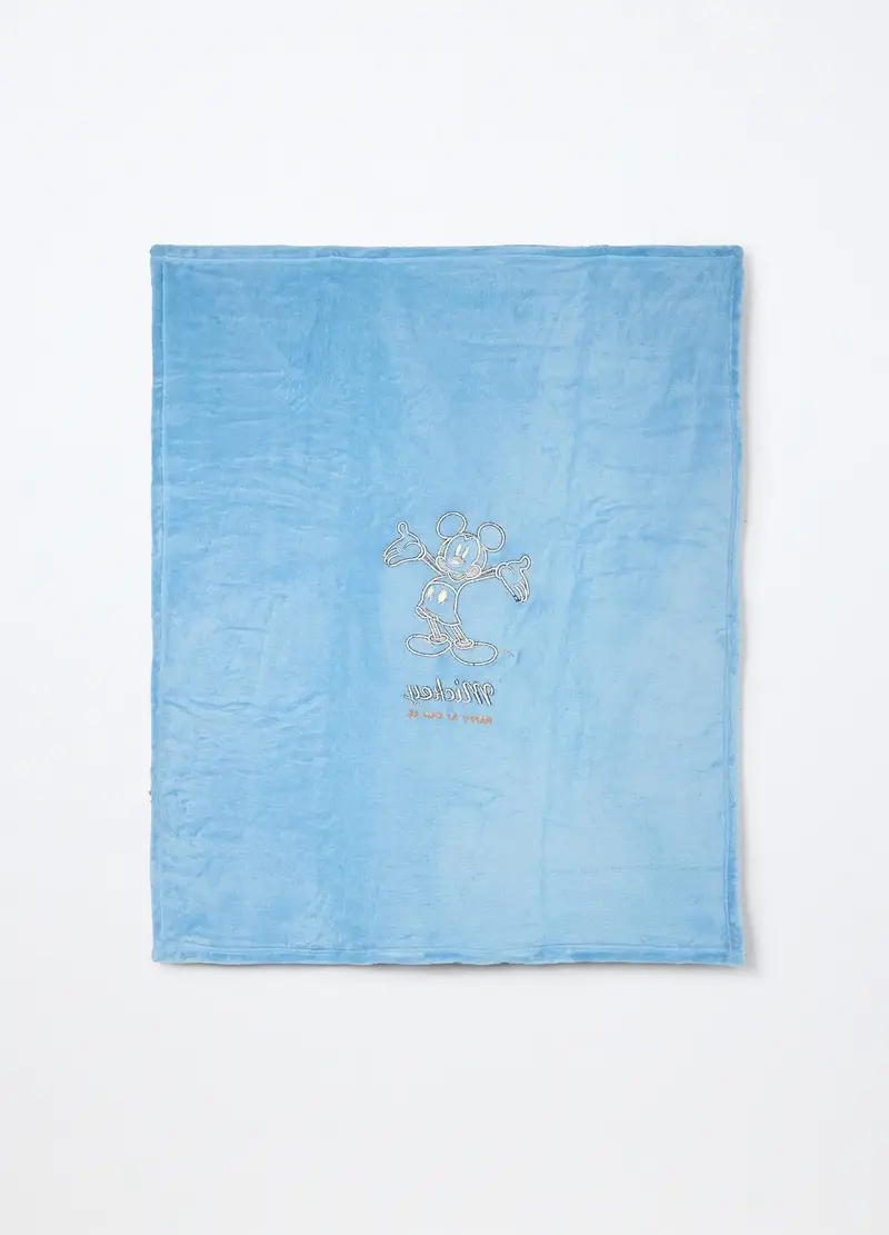 Coperta In Coral Fleece Neonato, Azzurro cielo, .U miniatura 3