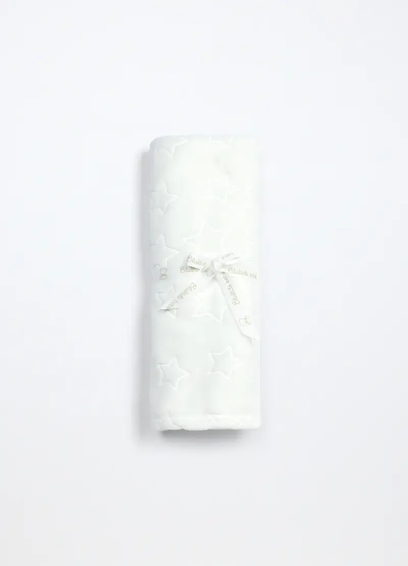 Blukids, Coperta In Coral Fleece, Unisex, Bianco gesso, Taglia: T.U.