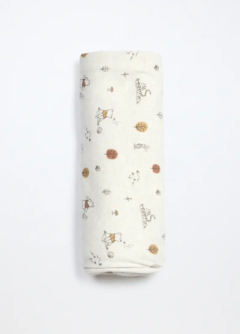 Blukids, Coperta In Interlock Di Puro Cotone, Neonato, Beige chiaro, Taglia: T.U.