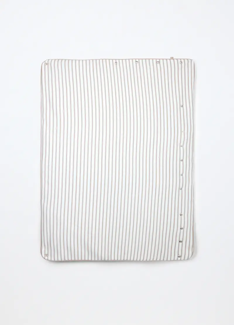 Coperta Velour Imbottita Misto Cotone, Unisex, Beige chiaro, .U miniatura 3