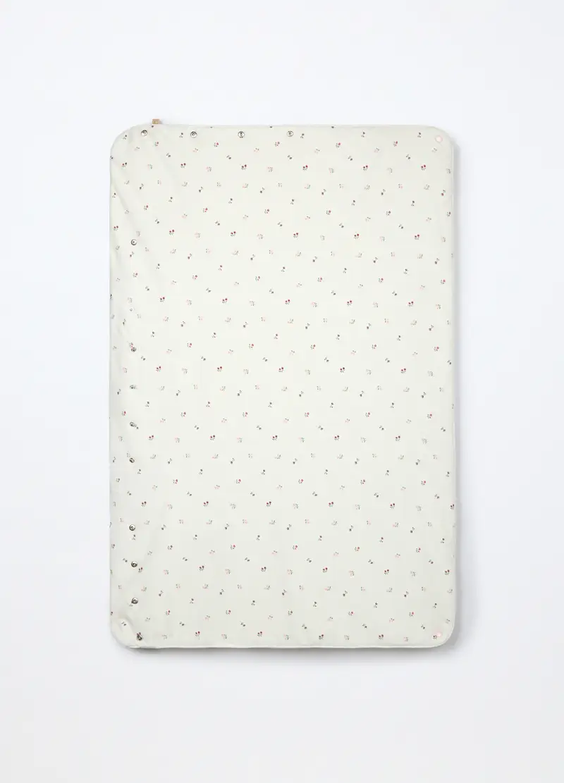 Coperta Velour Imbottita Misto Cotone, Unisex, Rosa chiaro, .U miniatura 3