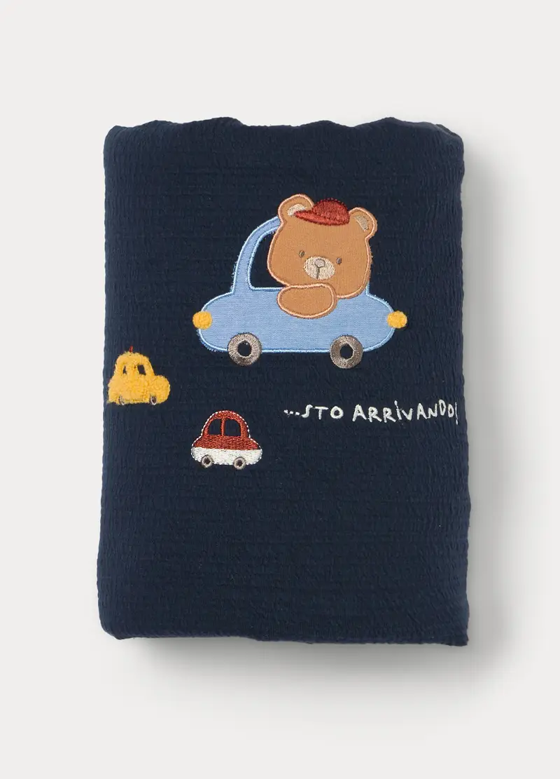 Copertina Imbottita Neonato, Blu Bluette, U