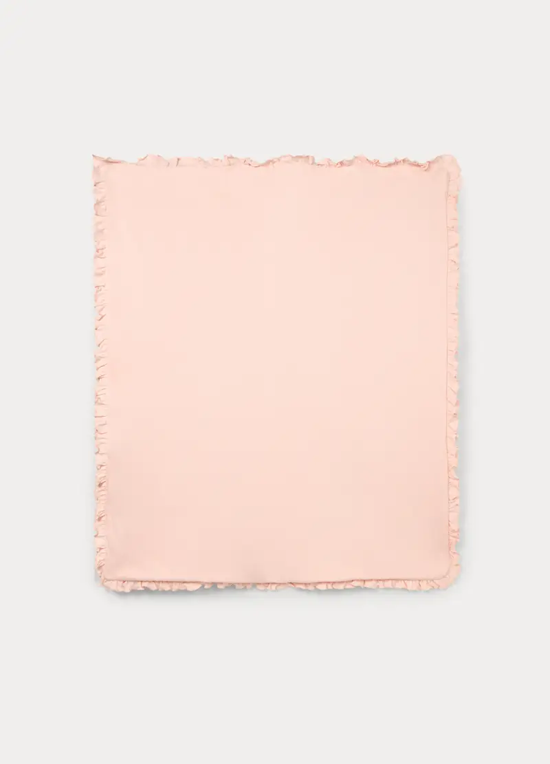 Copertina In Costina Di Cotone Stretch Neonata, Rosa pastello, U miniatura 2