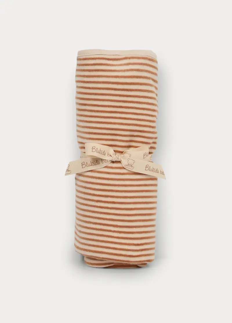 Copertina Velour Misto Cotone, Neonata, Marrone cioccolato, U