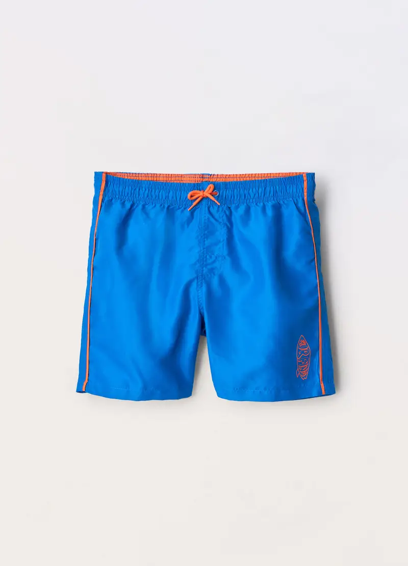 Costume Boxer Ragazzo, Unisex, Blu elettrico