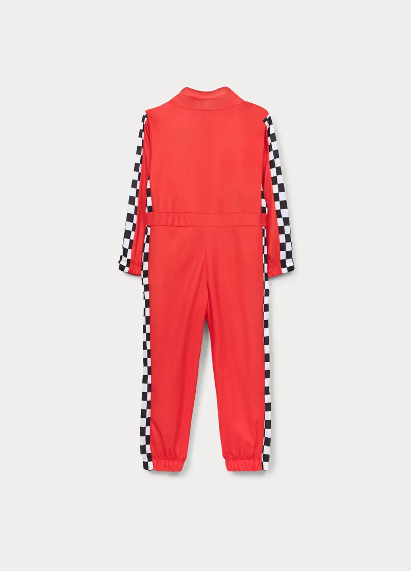 Costume Da Pilota Bambino, Rosso aragosta miniatura 2