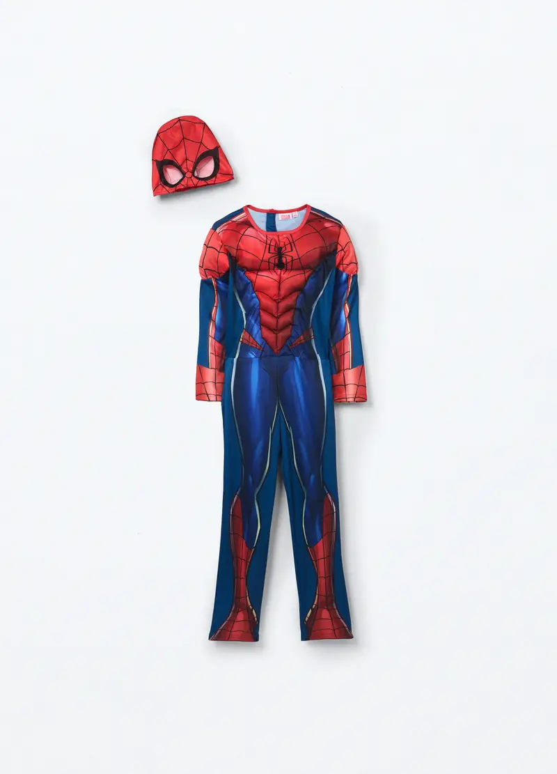Costume Da Spider-man Con Maschera Bambino, Blu/rosso