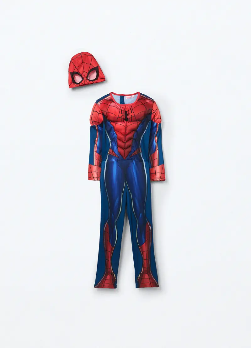 Costume Da Spider-man Con Maschera Bambino, Blu/rosso