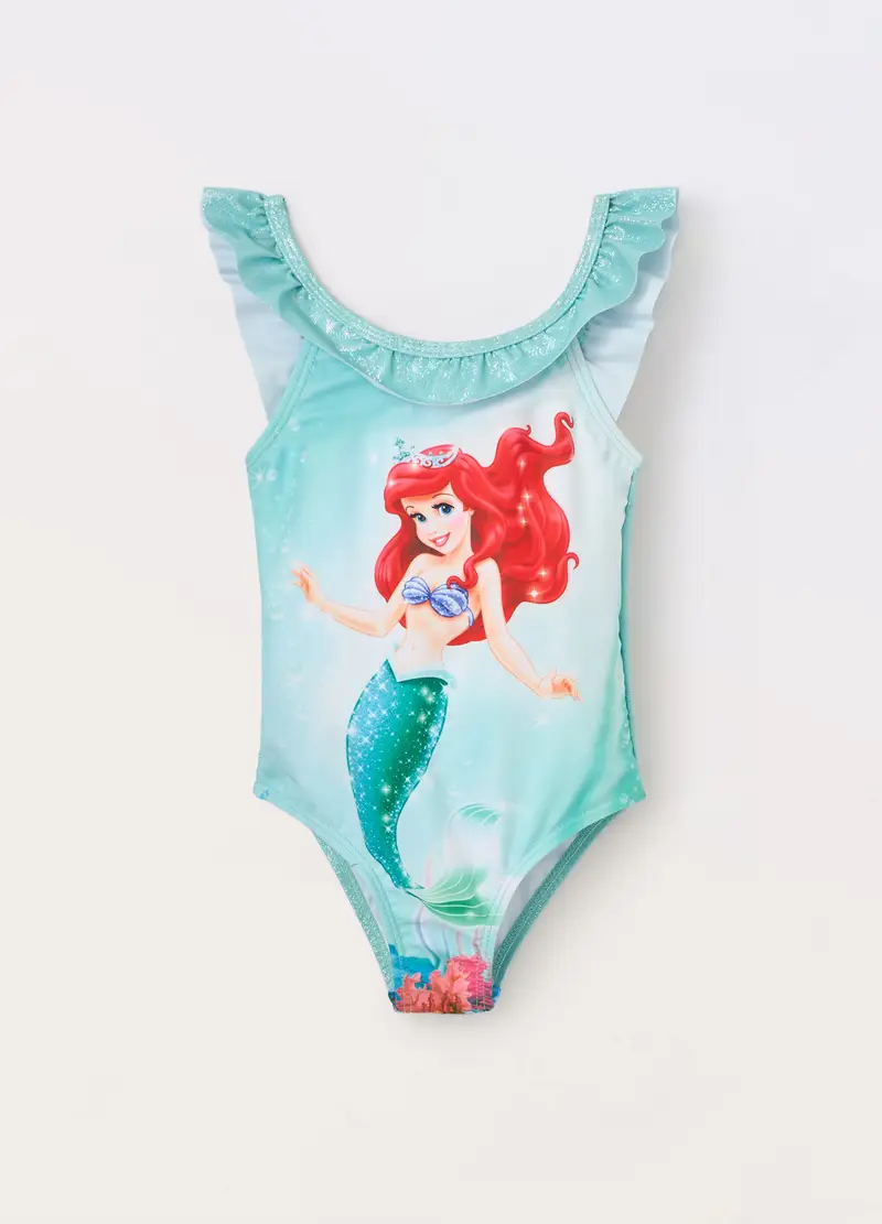 Blukids, Costume Intero Disney Bambina, Unisex, Verde acqua, Taglia: 3-4