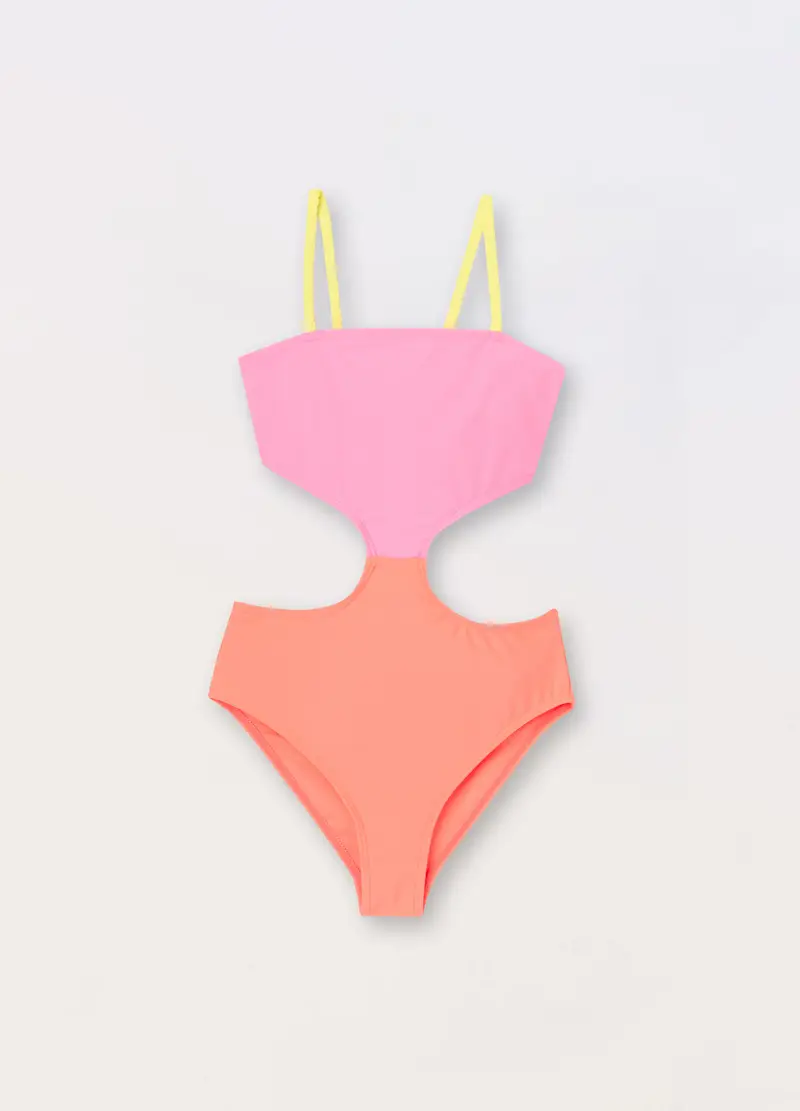 Blukids, Costume Intero Ragazza, Unisex, Rosa pastello, Taglia: 9-10