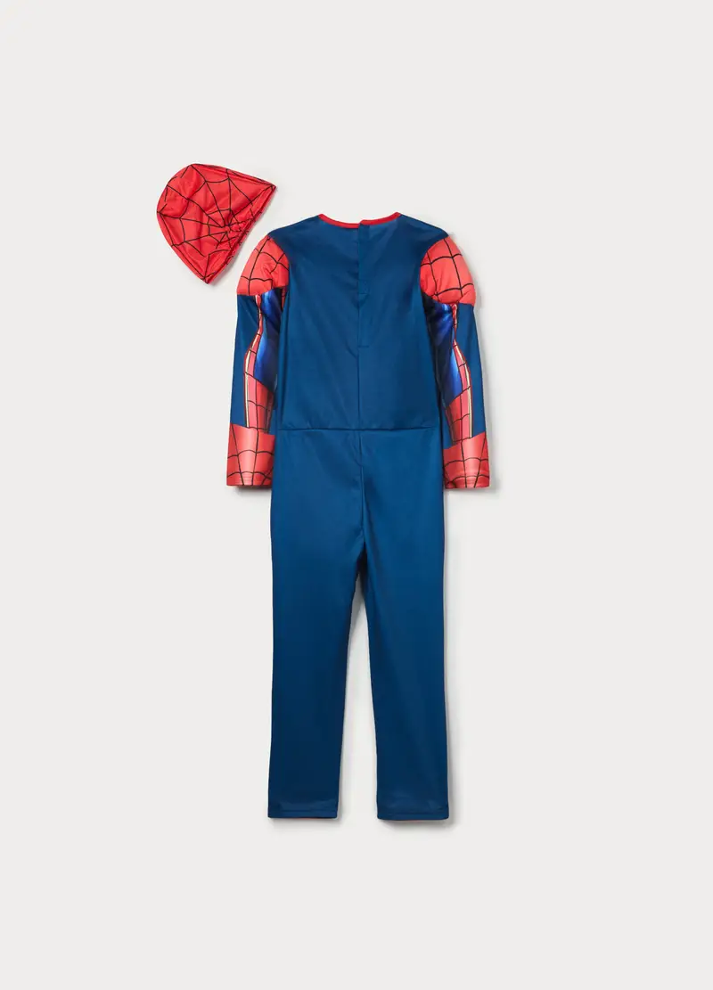 Costume Intero Spiderman Bambino, Rosso aragosta miniatura 2