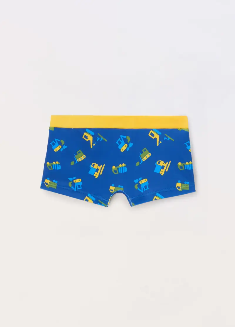 Blukids, Costume Shorts Neonato, Blu elettrico, Taglia: 1