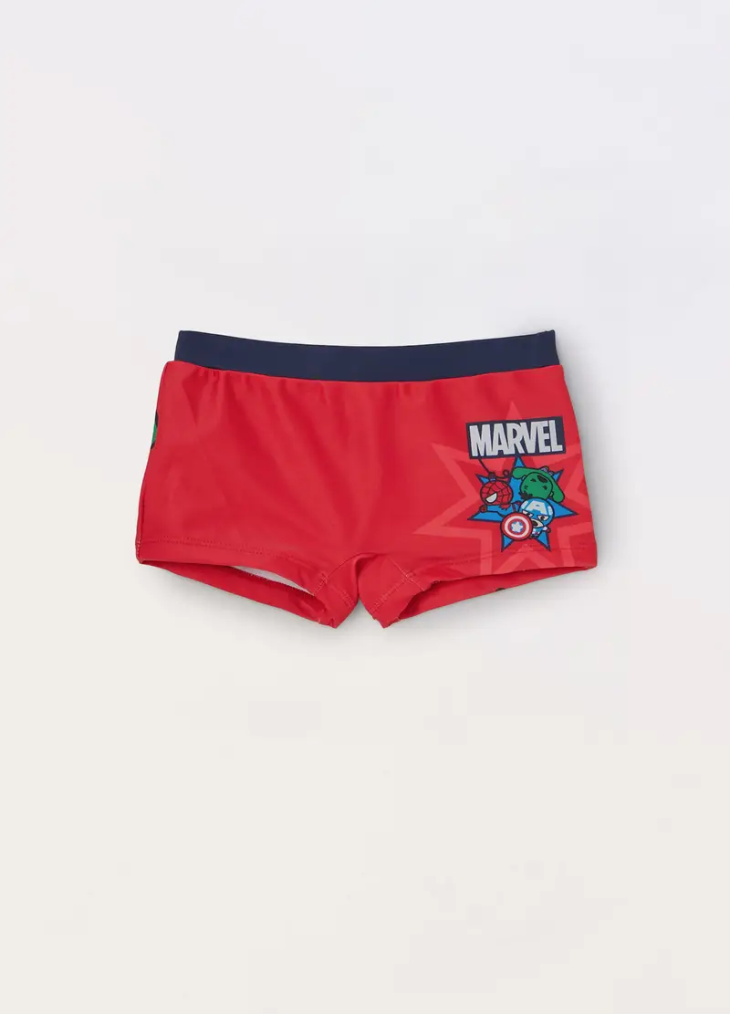 Costume Shorts Neonato, Rosso aragosta