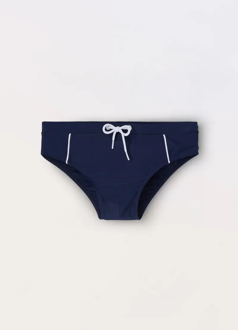 Costume Slip Ragazzo, Unisex, Blu scuro