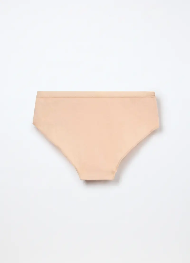 Culotte Jersey Di Cotone Stretch Ragazza, Bambina, Rosa polveroso miniatura 2