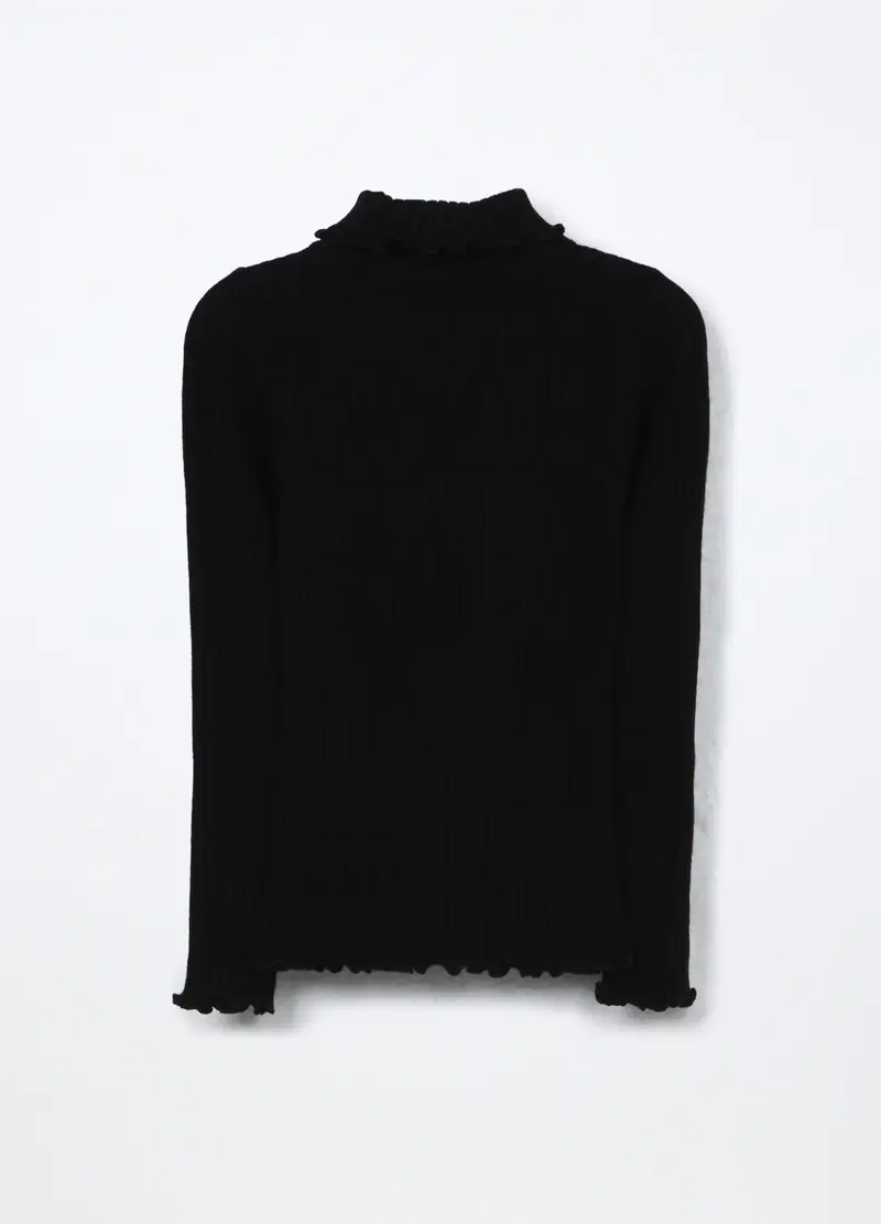 Dolcevita Tricot Misto Viscosa Bambina, Nero miniatura 2