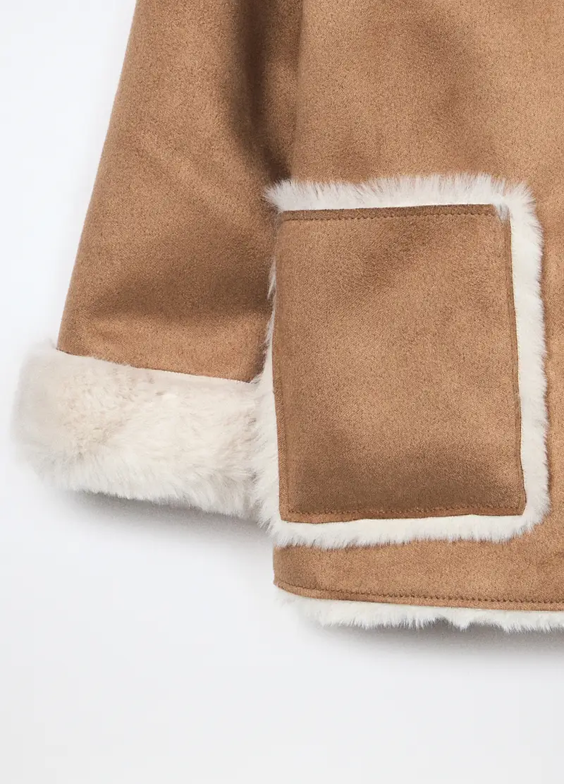 Eco Montone Neonata, Bambina, Marrone chiaro miniatura 3