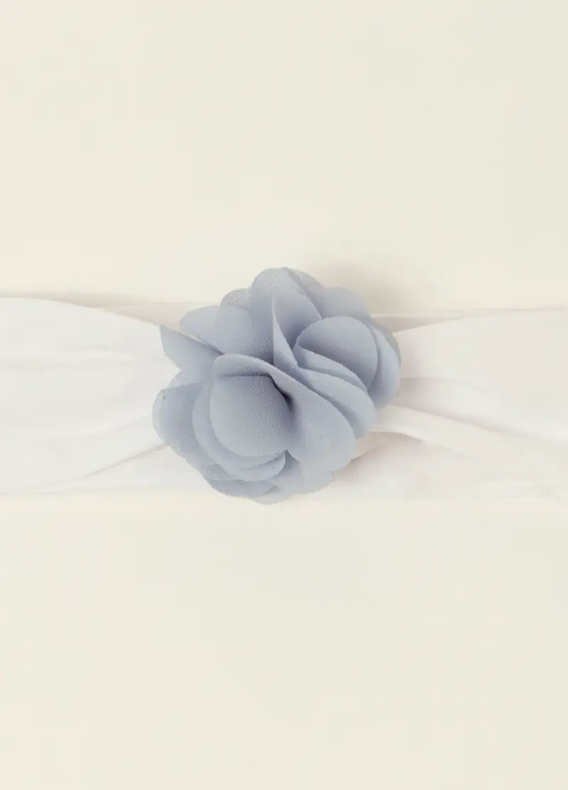 Fascetta In Jersey Di Cotone Stretch Iana Neonata, Bianco, U miniatura 3