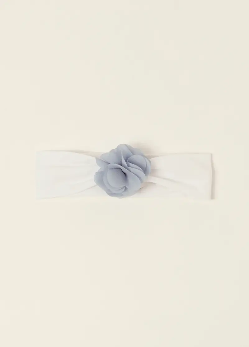 Fascetta In Jersey Di Cotone Stretch Iana Neonata, Bianco, U