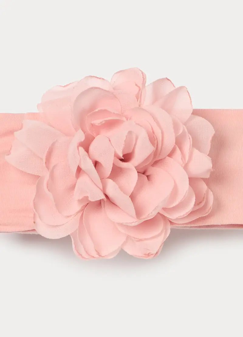 Fascetta In Jersey Di Cotone Stretch Neonata, Rosa pastello, U miniatura 3