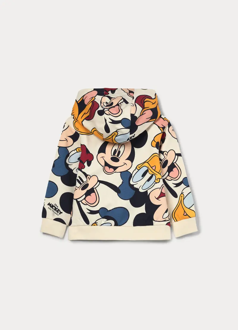 Felpa Disney In French Terry Di Puro Cotone, Bambino, Bianco miniatura 2