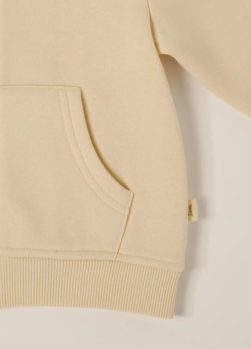 Felpa In Cotone Stretch Iana Neonato, Beige chiaro miniatura 3