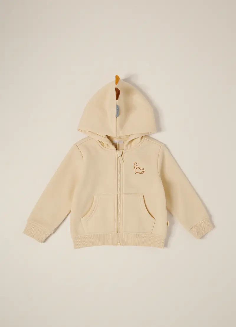 Felpa In Cotone Stretch Iana Neonato, Beige chiaro