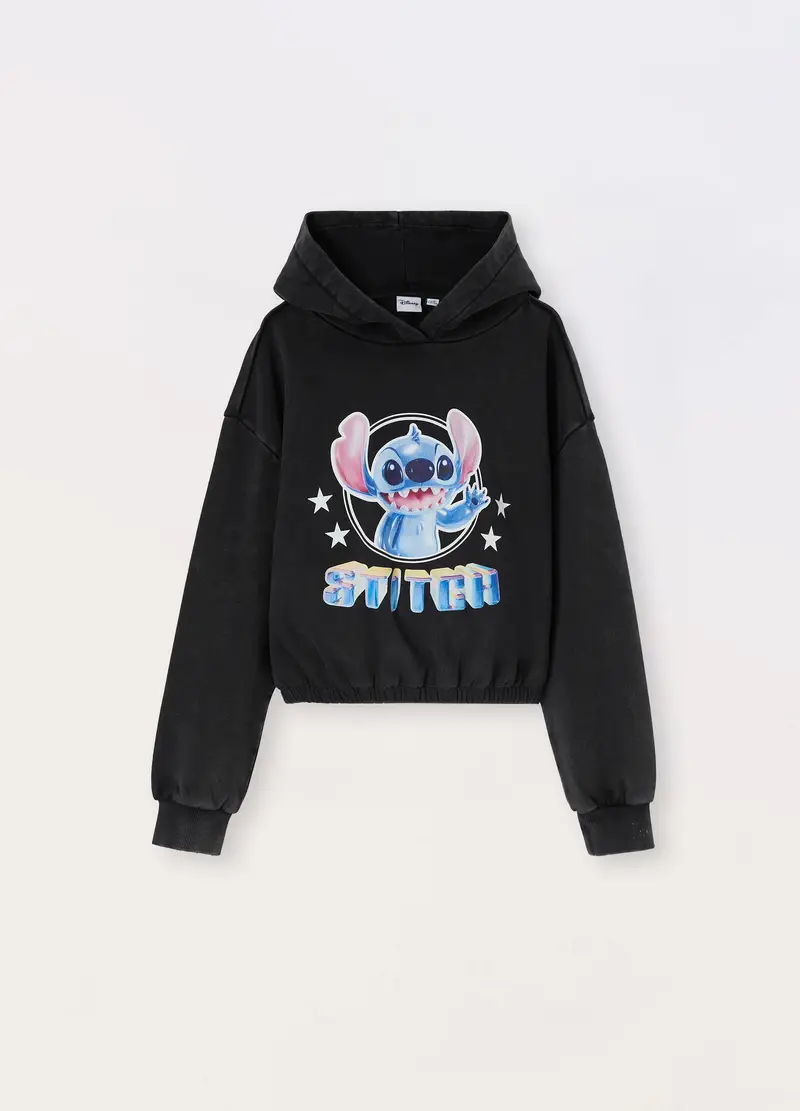 Blukids, Felpa In French Terry Di Misto Cotone Ragazza, Bambina, Nero, Taglia: 9-10