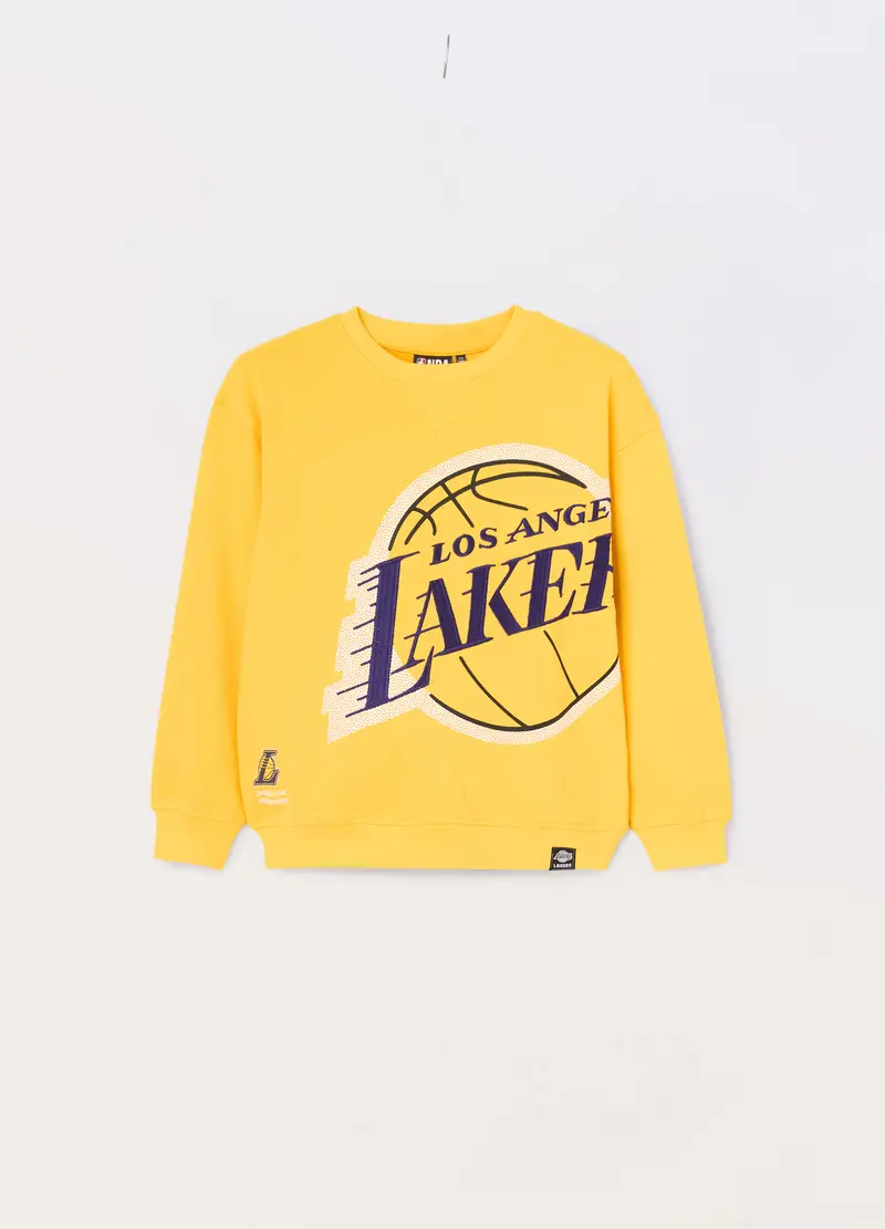 Blukids, Felpa In French Terry Ragazzo, Bambino, Giallo limone, Taglia: 9-10