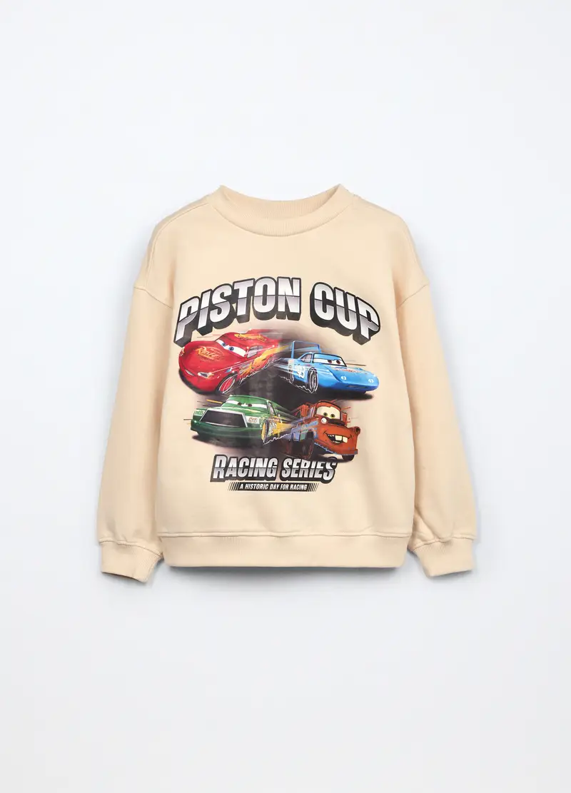 Felpa In Puro Cotone Bambino, Beige chiaro