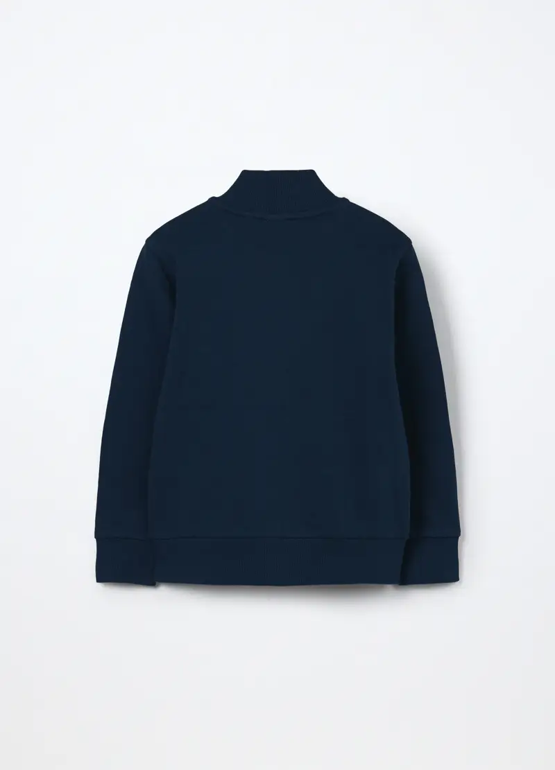 Felpa In Puro Cotone Bambino, Blu Bluette miniatura 2