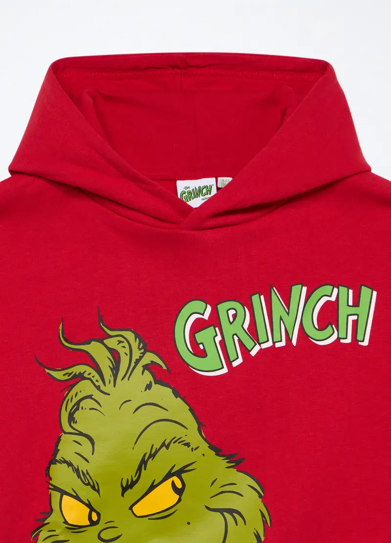 Felpa Misto Cotone Bambino, Rosso aragosta miniatura 3