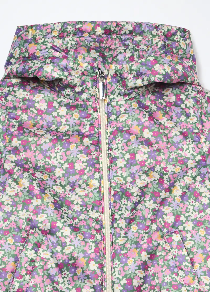 Blukids, Giacca A Vento Con Cappuccio Bambina, Verde foglia, Taglia: 3-4 miniatura 2