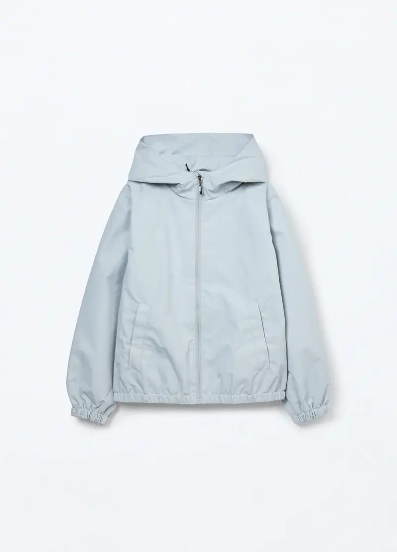 Giacca A Vento Con Cappuccio Ragazza, Bambina, Grigio chiaro