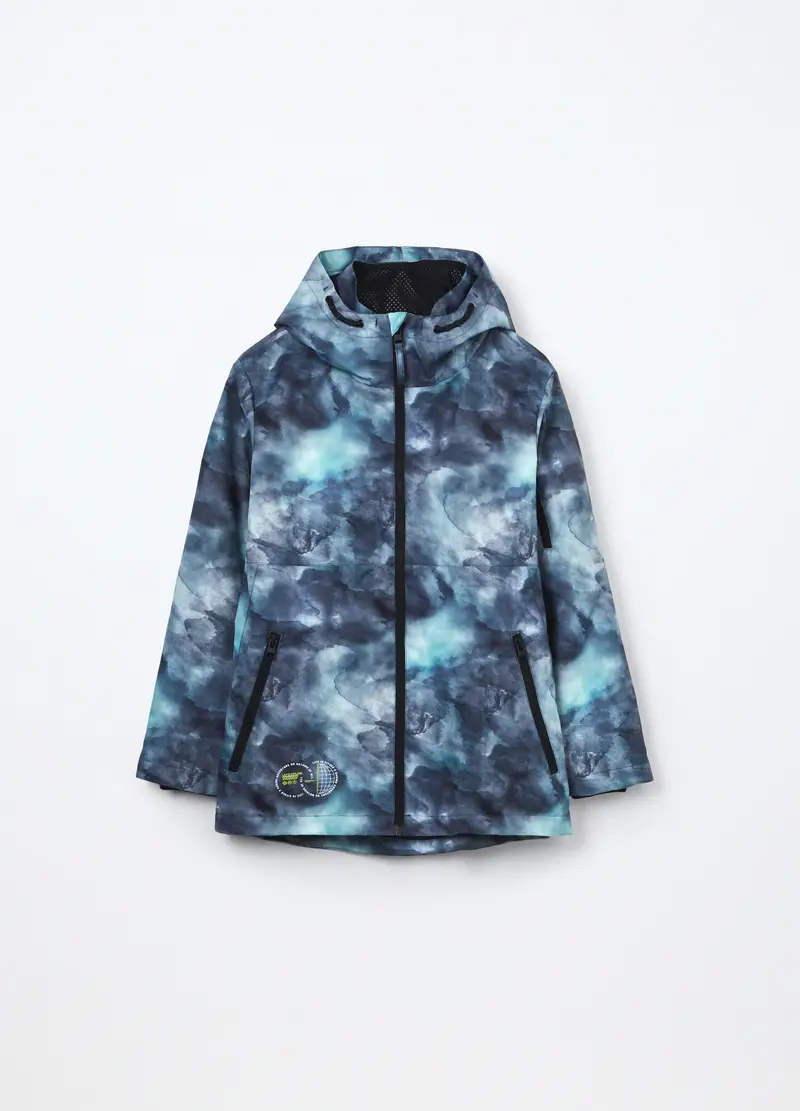 Giacca A Vento Con Cappuccio Ragazzo, Bambino, Bianco